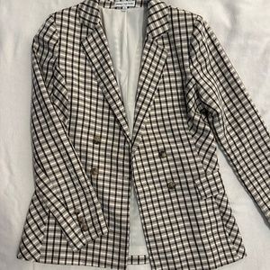 Express X Nevin Mirsalehi Double Breasted Blazer